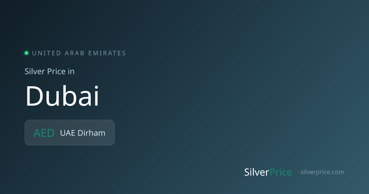 Silver Price in Dubai Today – Live Rate Per Gram, Ounce & KG (AED ...